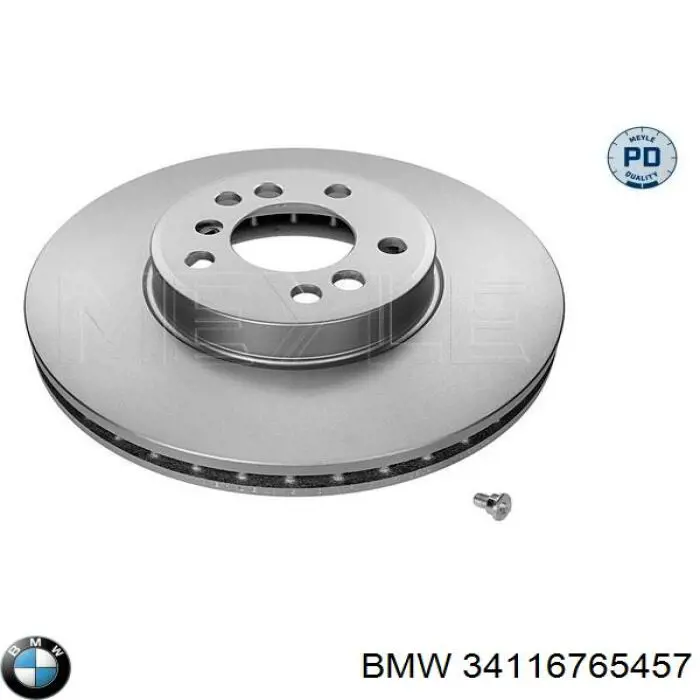 34116765457 BMW freno de disco delantero