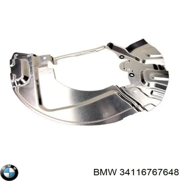 Protector de disco de freno delantero derecho BMW 34116767648 precio, desde 23,17 EUR