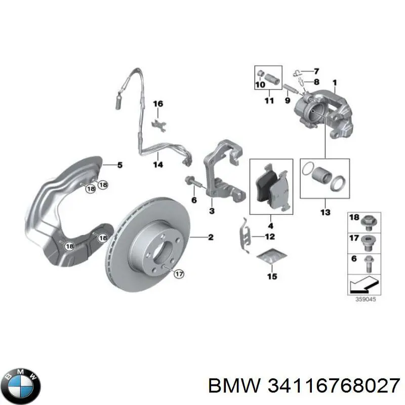 34116768027 BMW