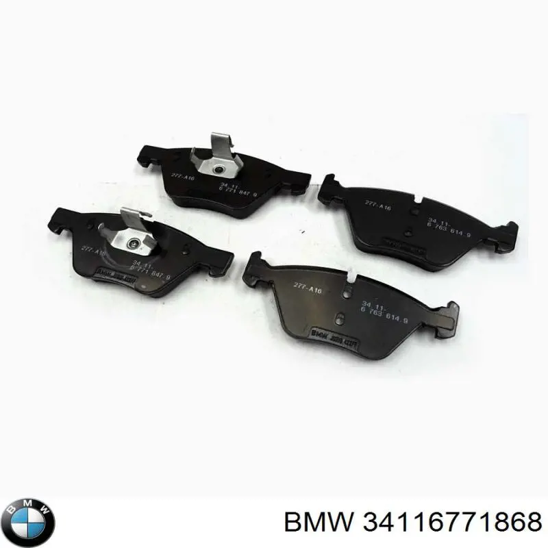 Pastillas de freno delanteras BMW 34116771868