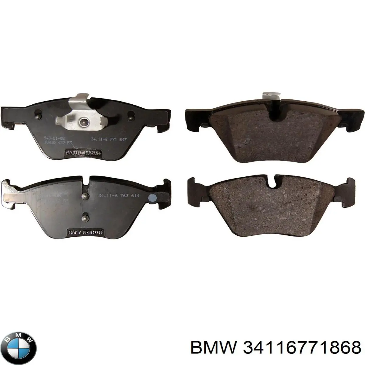 Pastillas freno delanteras BMW 34116771868 precio, desde 39,96 EUR