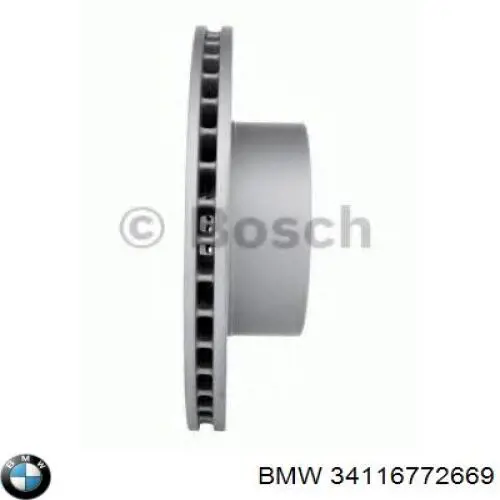 Comprar 34116772669 BMW Freno de disco delantero