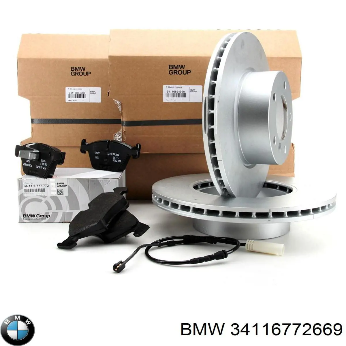 Disco de freno 34116772669 BMW