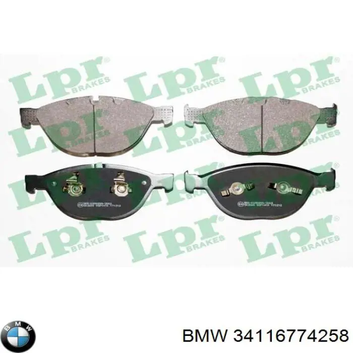 Pastillas freno delanteras BMW 34116774258 precio, desde 47,19 EUR