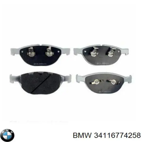 Pastillas de freno 34116774258 BMW