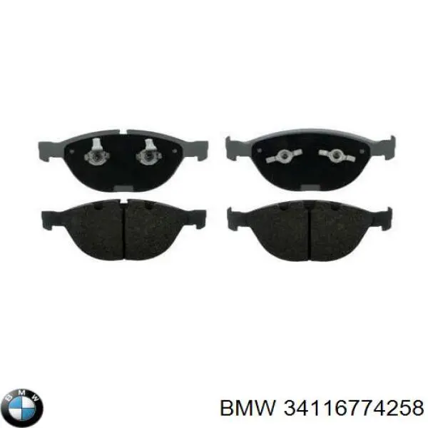 Comprar 34116774258 BMW Pastillas delanteras de freno