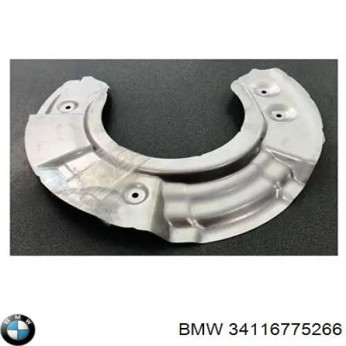 Comprar 34116775266 BMW Protector de disco de freno delantero derecho