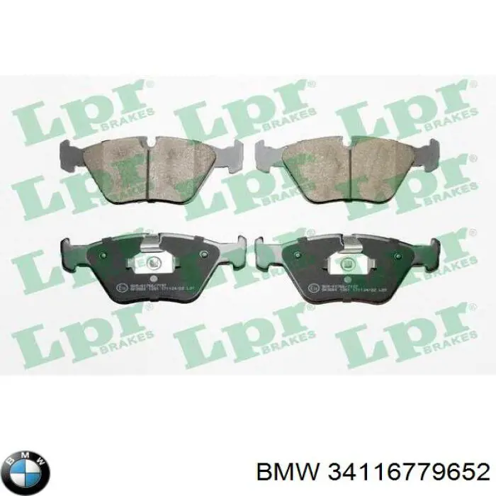 Pastillas freno delanteras BMW 34116779652 precio, desde 33,69 EUR