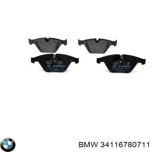 Comprar 34116780711 BMW Pastillas delanteras de freno