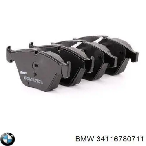 Pastillas de freno delanteras BMW 34116780711