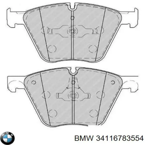 Comprar 34116783554 BMW Pastillas delanteras de freno