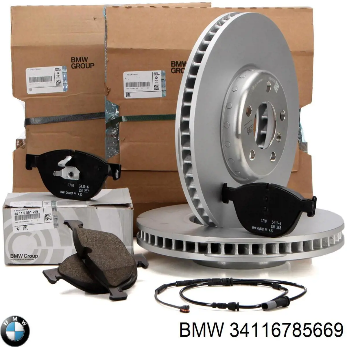 Disco de freno 34116785669 BMW