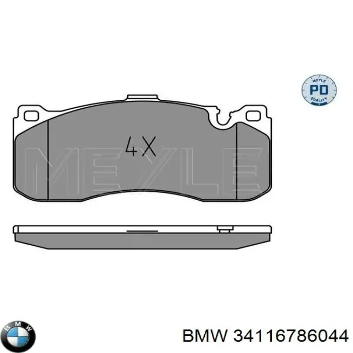 Comprar 34116786044 BMW Pastillas delanteras de freno