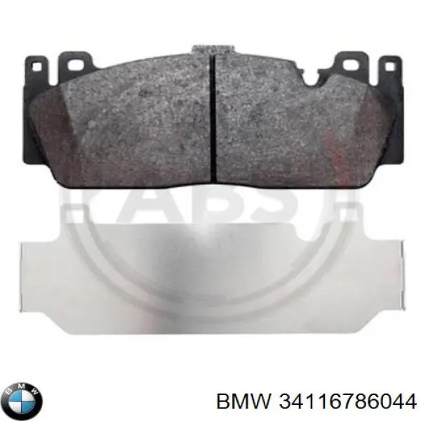 Pastillas de freno 34116786044 BMW