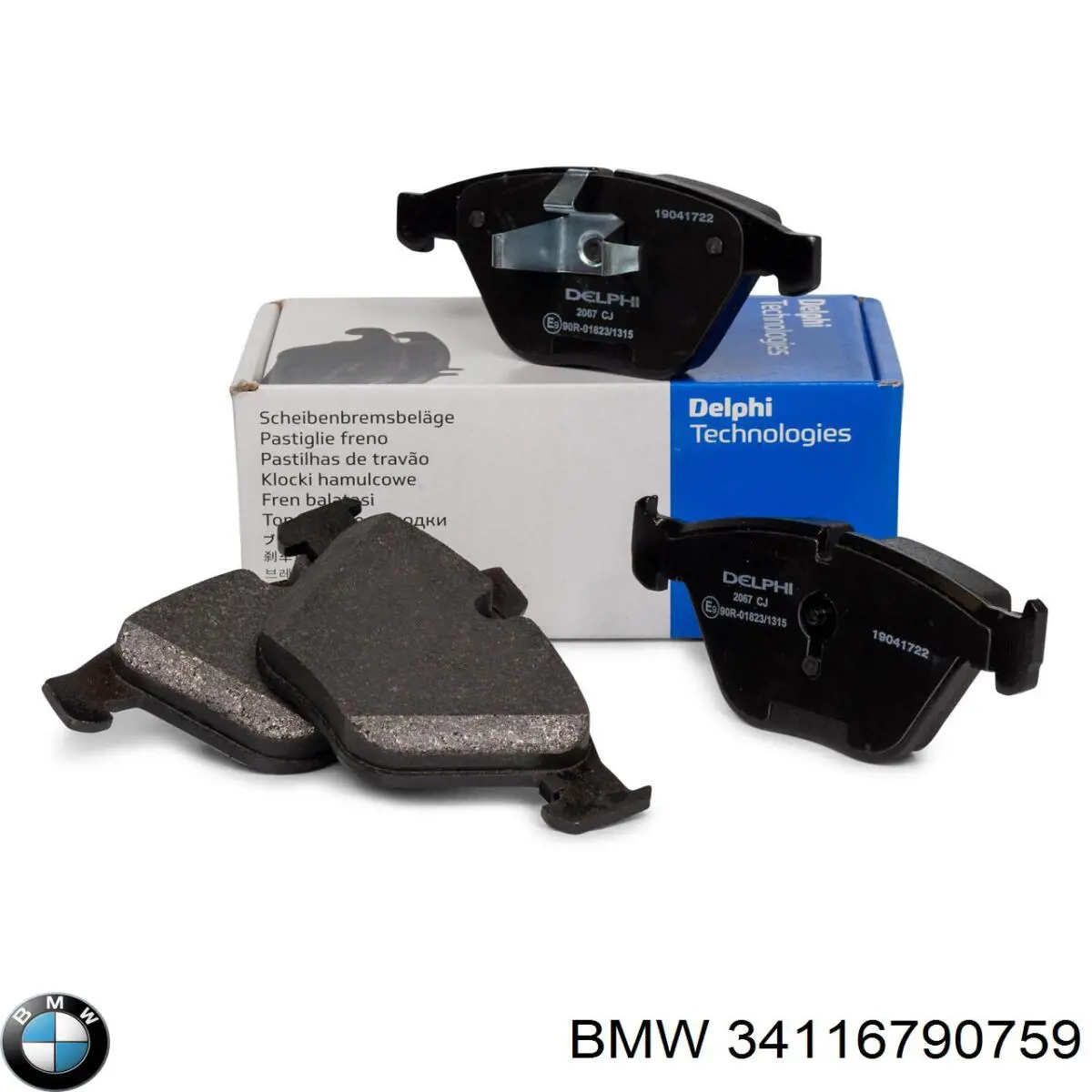 Pastillas de freno 34116790759 BMW
