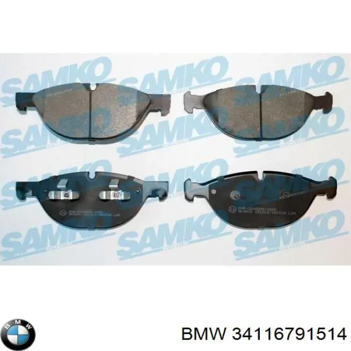 Comprar 34116791514 BMW Pastillas delanteras de freno