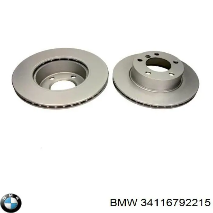 Disco de freno delantero BMW 34116792215