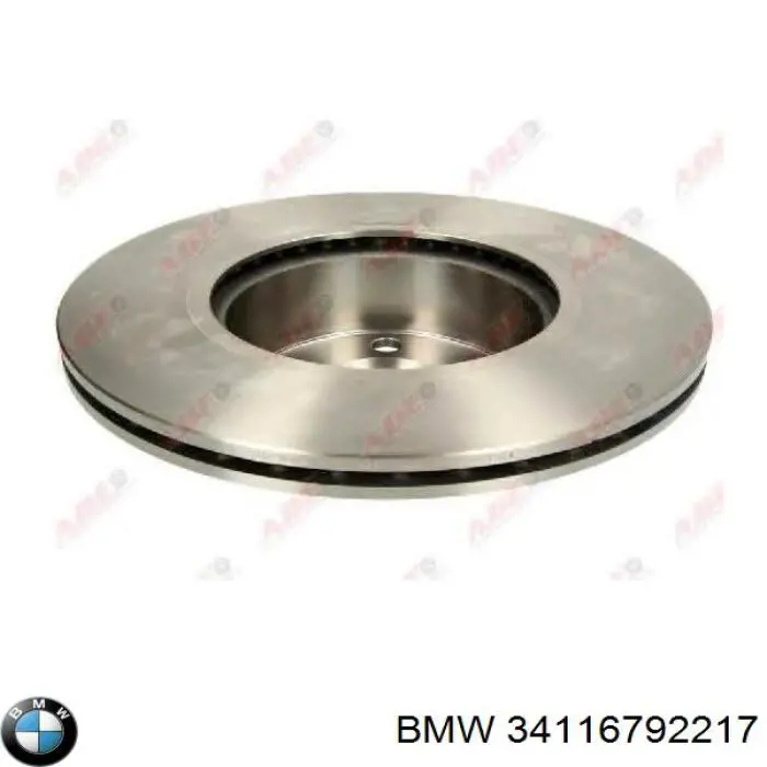 Disco de freno delantero BMW 34116792217
