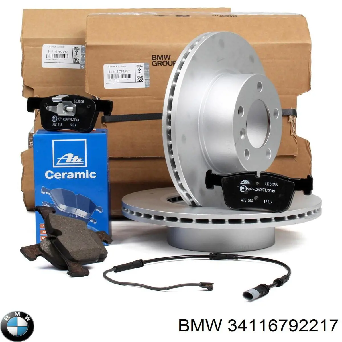 Disco de freno 34116792217 BMW