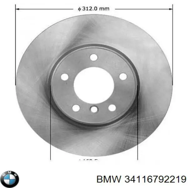 Frenos delanteros BMW 34116792219 precio, desde 53,19 EUR