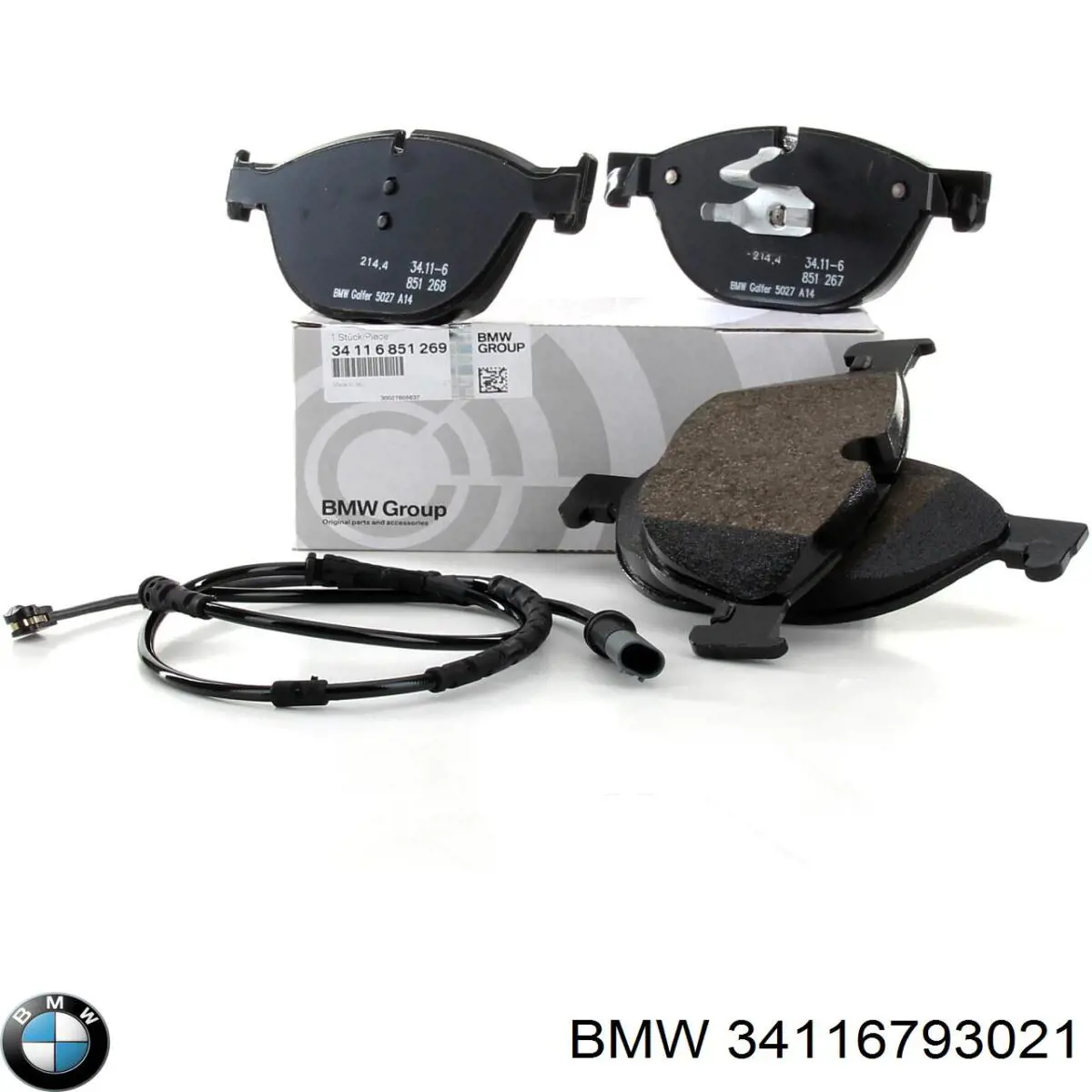 Comprar 34116793021 BMW Pastillas delanteras de freno