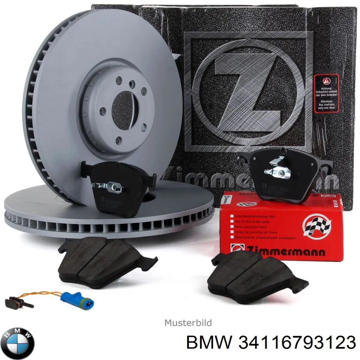 Comprar 34116793123 BMW Freno de disco delantero