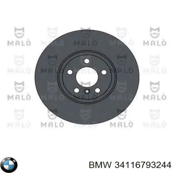 Comprar 34116793244 BMW Freno de disco delantero
