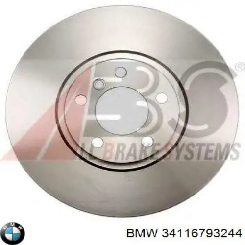 Disco de freno 34116793244 BMW
