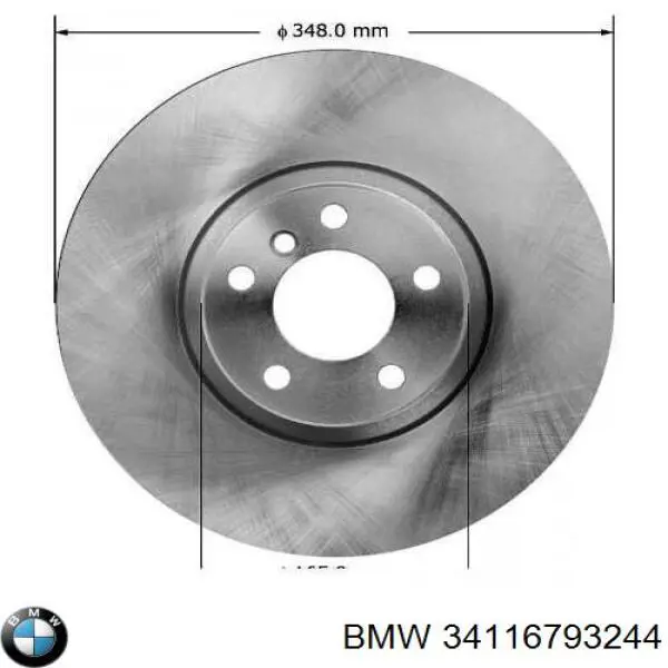 Comprar 34116793244 BMW Freno de disco delantero