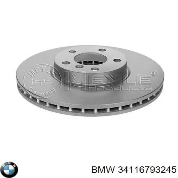 Disco de freno 34116793245 BMW