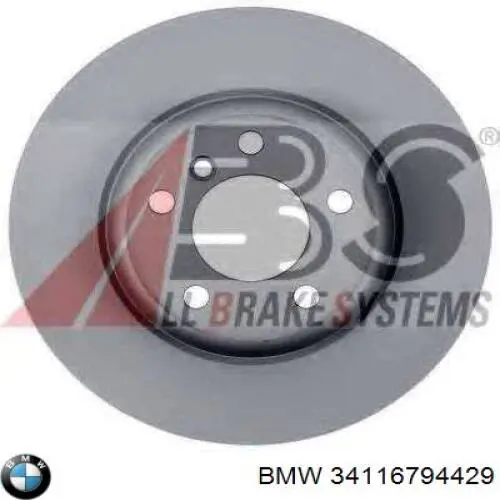 Comprar 34116794429 BMW Freno de disco delantero
