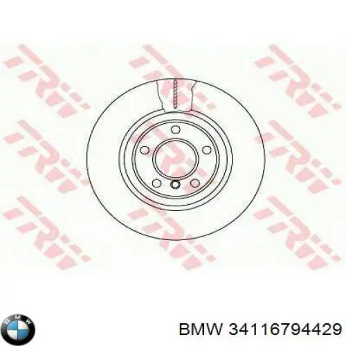 Frenos delanteros BMW 34116794429 precio, desde 83,41 EUR