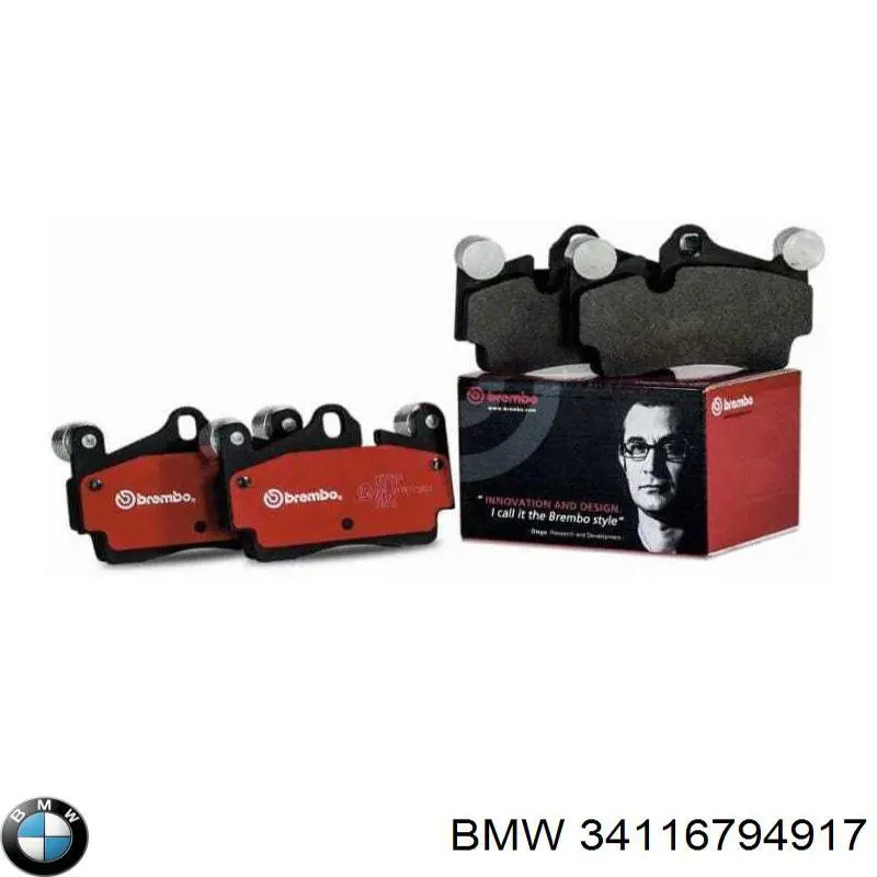 34116794917 BMW Pastillas delanteras