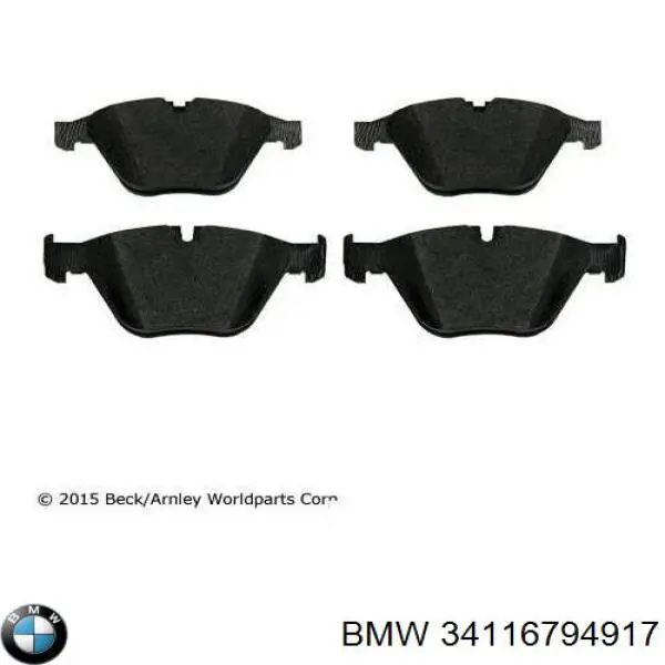 Pastillas freno delanteras BMW 34116794917 precio, desde 49,35 EUR