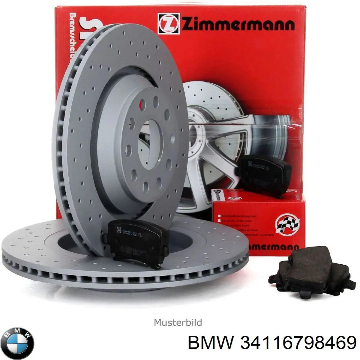 34116798469 BMW pastillas de freno delanteras