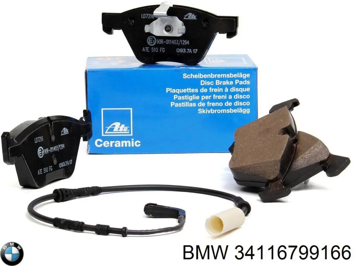 Pastillas freno delanteras BMW 34116799166 precio, desde 39,96 EUR