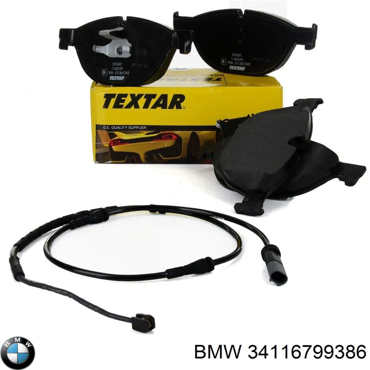 Comprar 34116799386 BMW Juego de resortes de sujeción de pastillas de freno delanteras