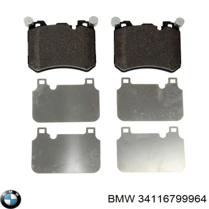 34116799964 BMW Pastillas delanteras