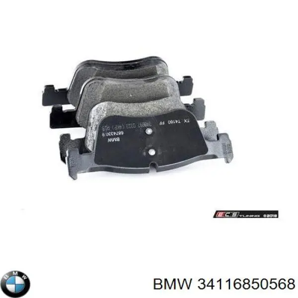 Pastillas de freno delanteras BMW 34116850568