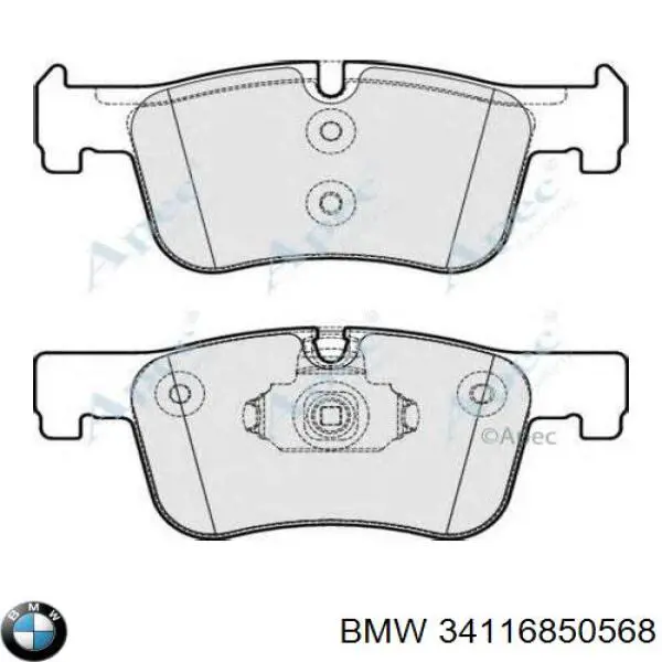 34116850568 BMW pastillas de freno delanteras