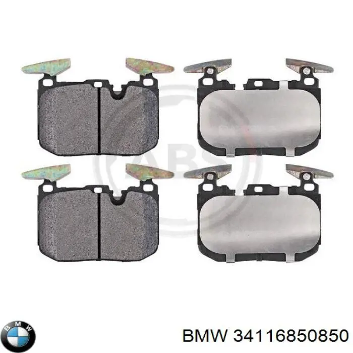 34116850850 BMW pastillas de freno delanteras