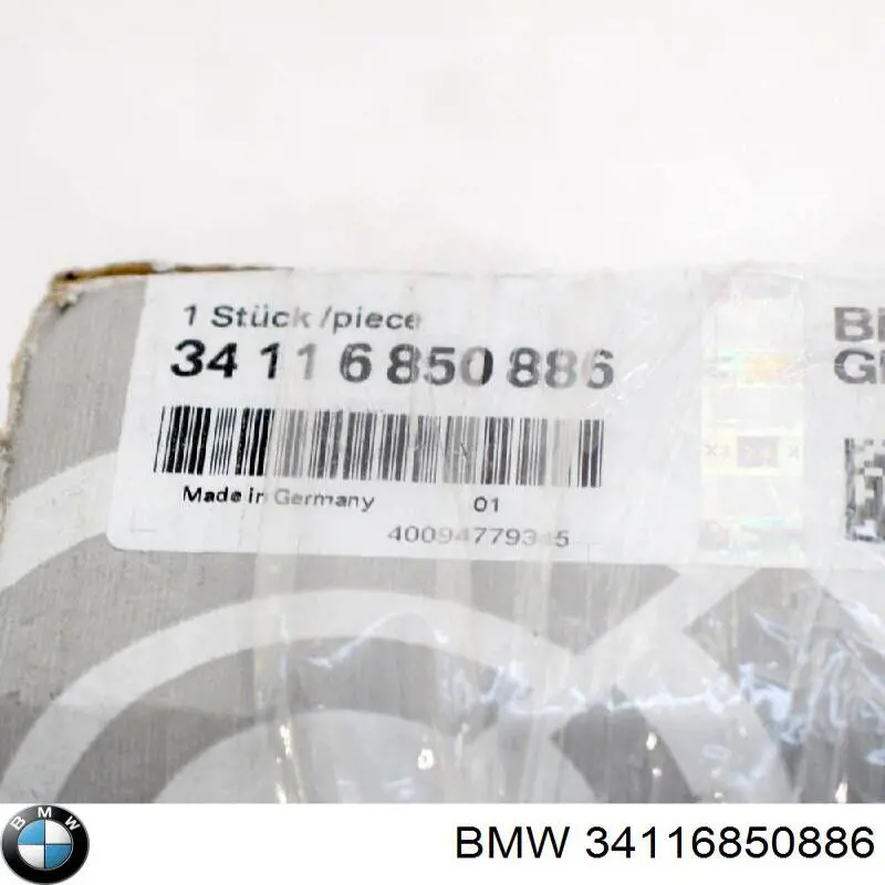 Pastillas de freno delanteras BMW 34116850886