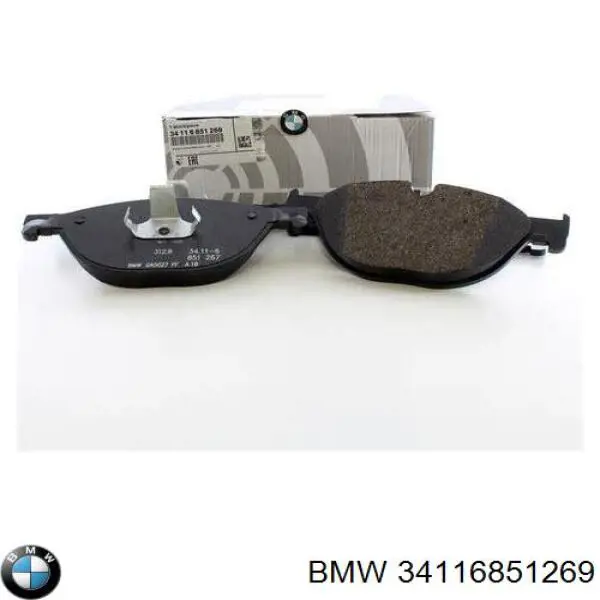 Comprar 34116851269 BMW Pastillas delanteras de freno