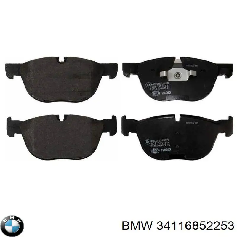 34116852253 BMW Pastillas delanteras