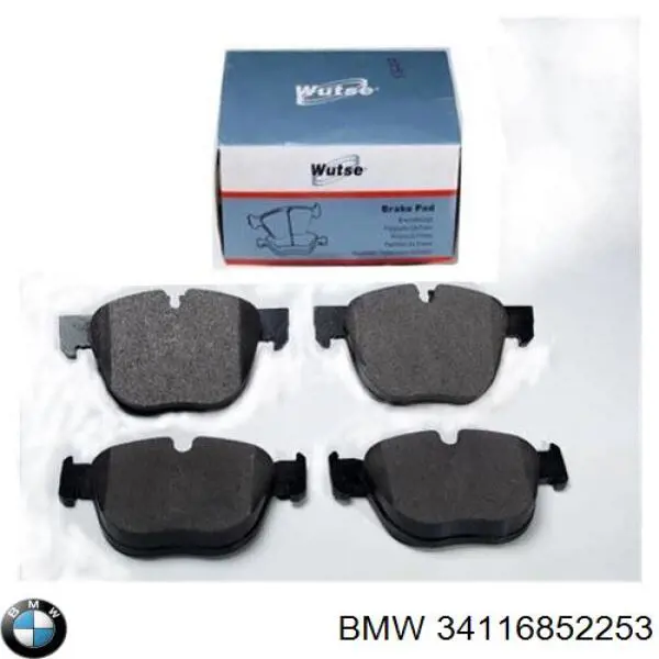 Pastillas freno delanteras BMW 34116852253 precio, desde 42,30 EUR