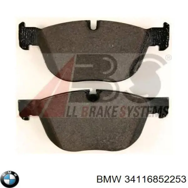 Comprar 34116852253 BMW Pastillas delanteras de freno
