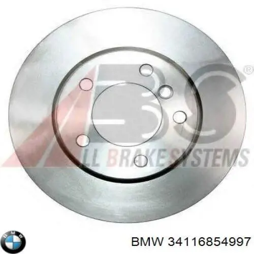 Comprar 34116854997 BMW Freno de disco delantero