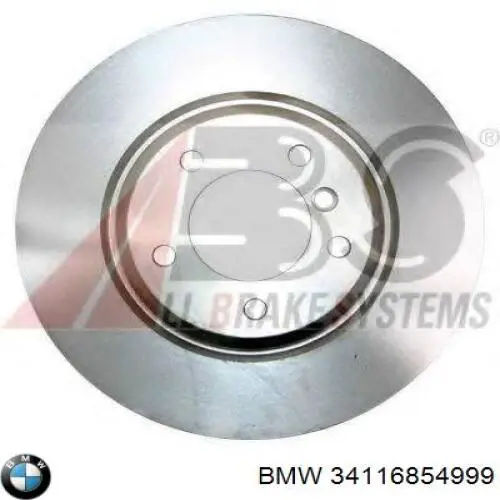 Comprar 34116854999 BMW Freno de disco delantero