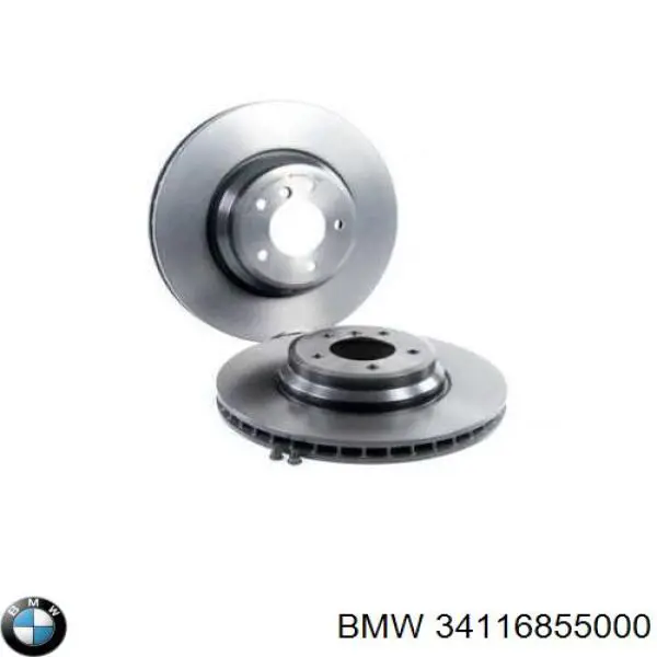 Disco de freno delantero BMW 34116855000