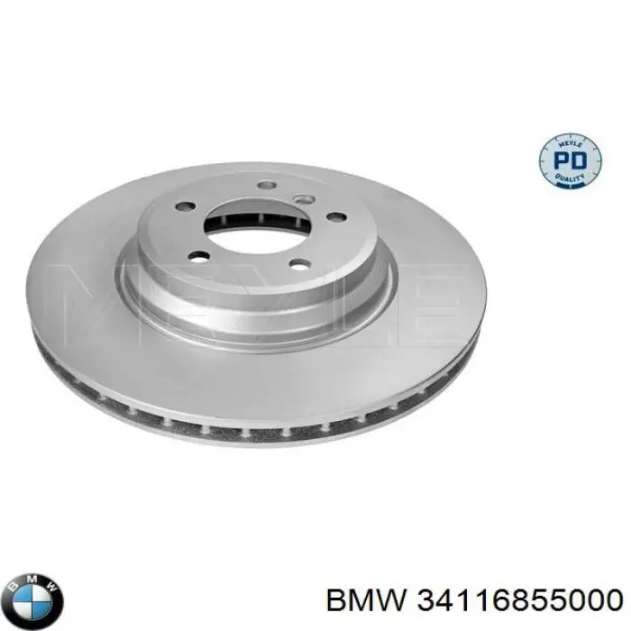 34116855000 BMW disco de freno delantero